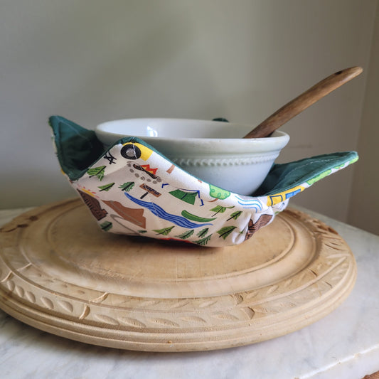 Reversible Camping Bowl Cozy
