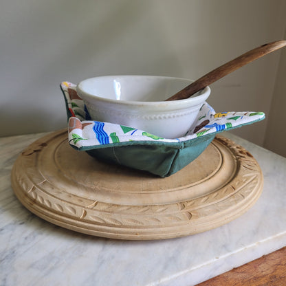 Reversible Camping Bowl Cozy