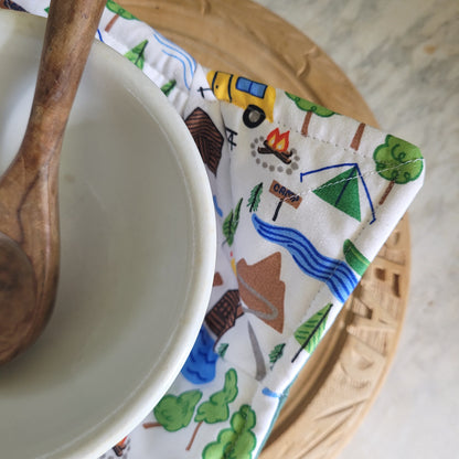 Reversible Camping Bowl Cozy